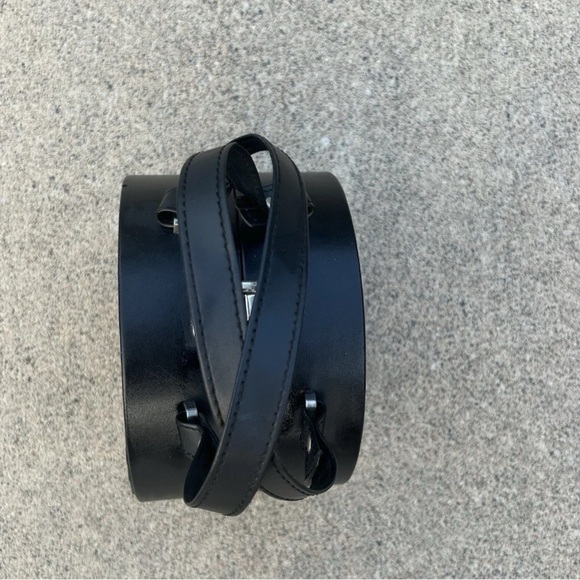 Doggie Double Bowl Purse Small Dog Chic Trendy Black M2-002 - Picture 2 of 8